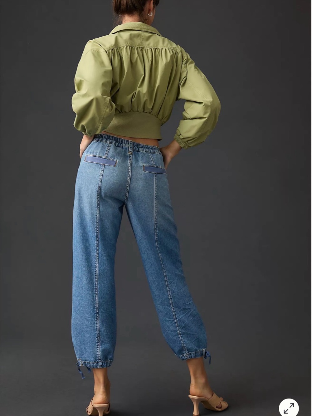 Pilcro Beach Cargo Mid-Rise Jeans Size 28 - Picture 2 of 16
